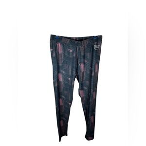 Everlast Sport Black and Pink Patterned Leggings